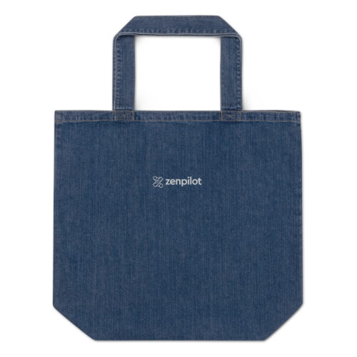 Organic Denim Tote Bag